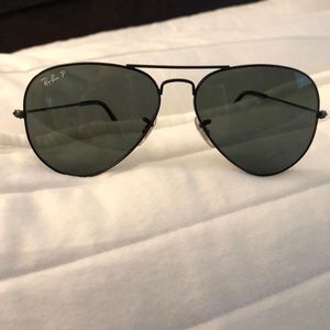 Ray Ban P Aviators sunglasses